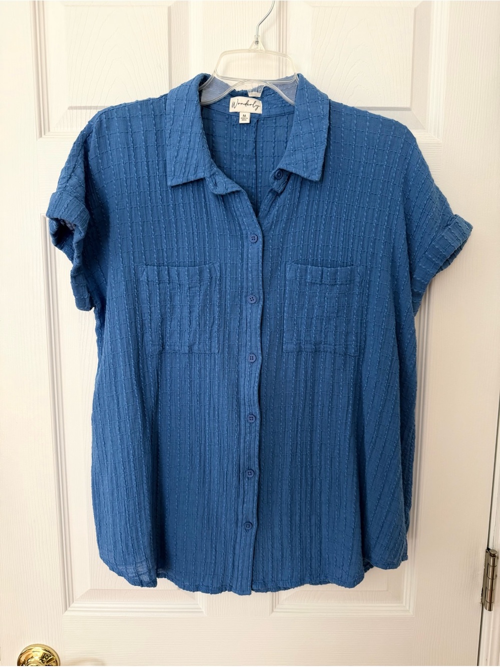 Gauze Button Front NWOT